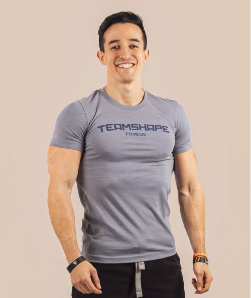 T-Shirt Homme Bleu Lavande Fitness