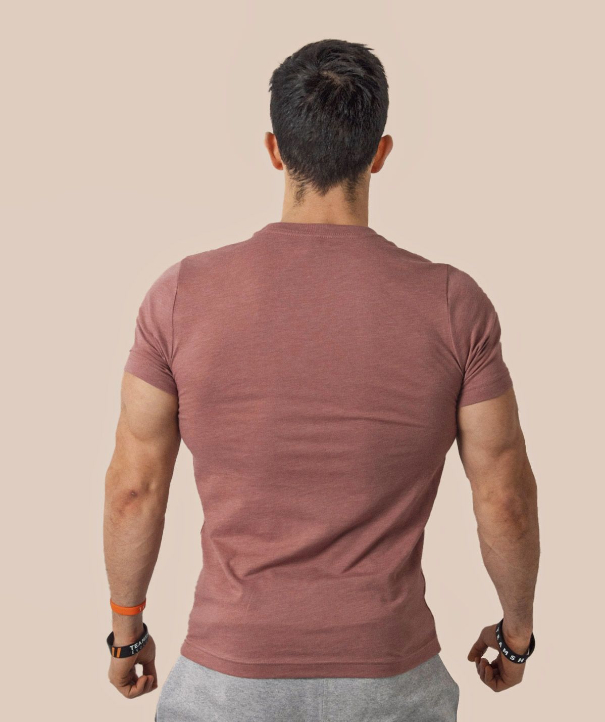 T-Shirt Homme bordeaux Fitness