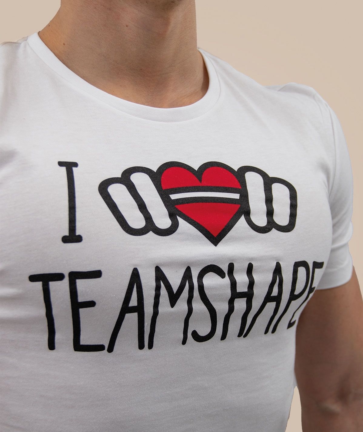 T-shirt Bio I Love TeamShape Homme