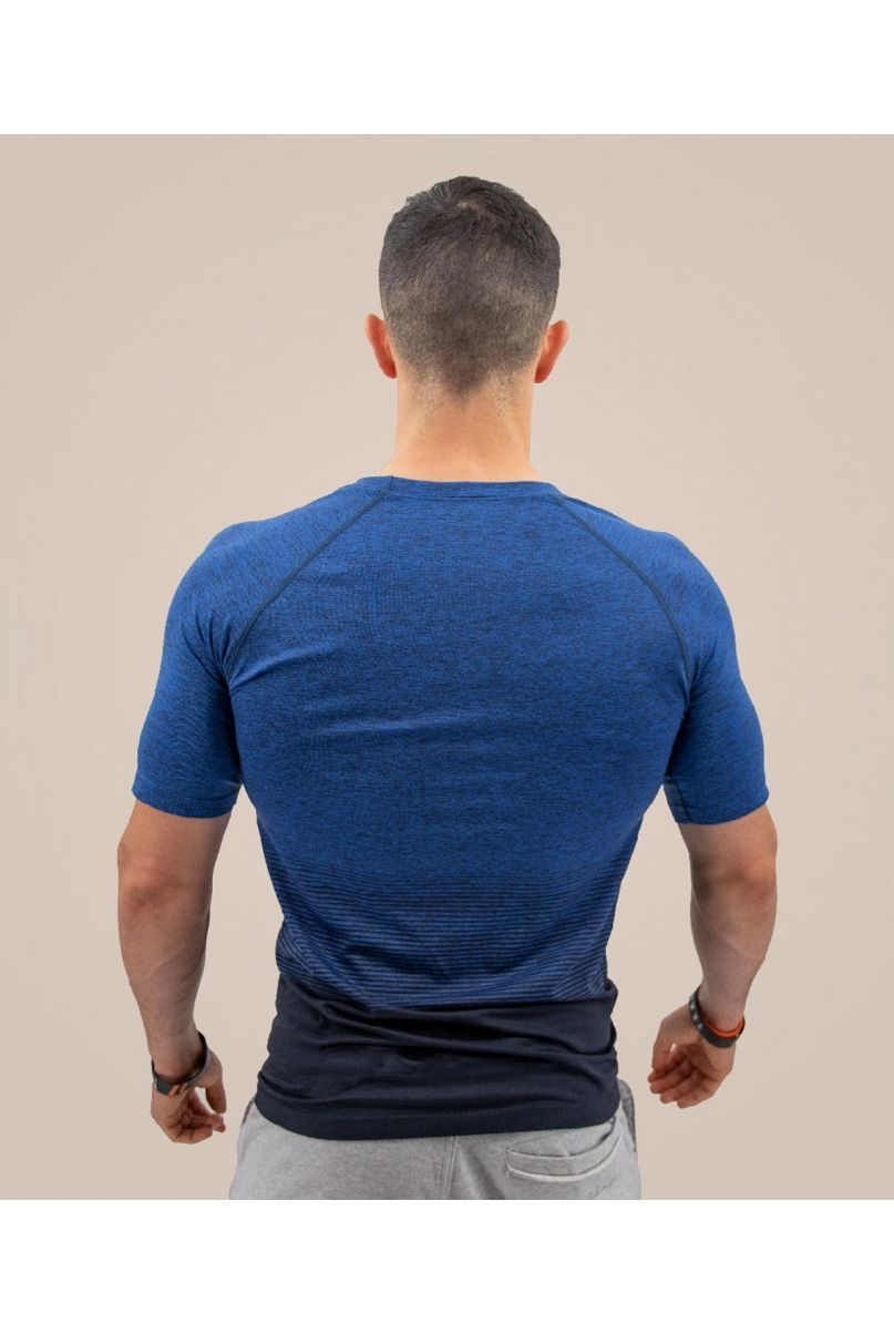 Acheter Tee-shirt de sport homme Stretch Bleu clair ? Bon et bon marché