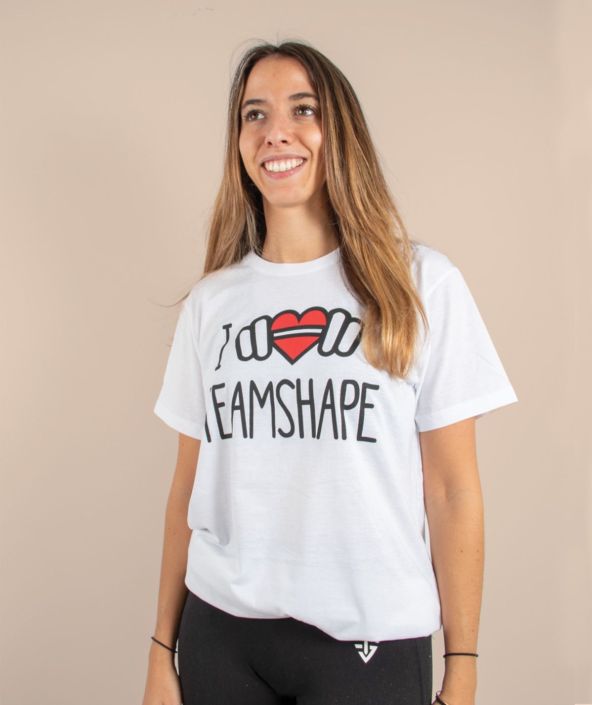 T-Shirt Bio I Love TeamShape Femme