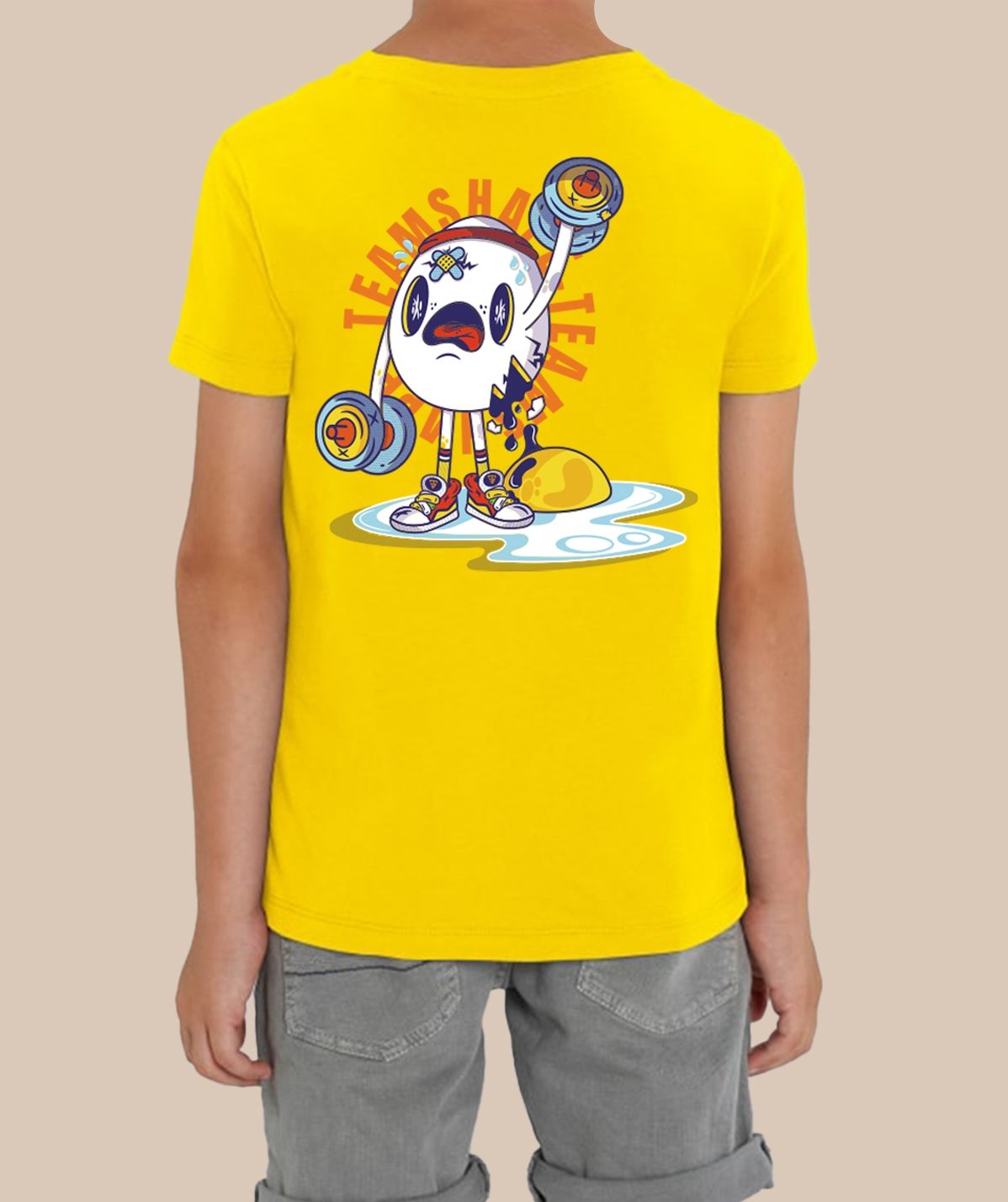 T-shirt Garcon Collector Crâne d'oeuf