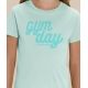 T-shirt Gymday - Bleu Caraïbe Fille