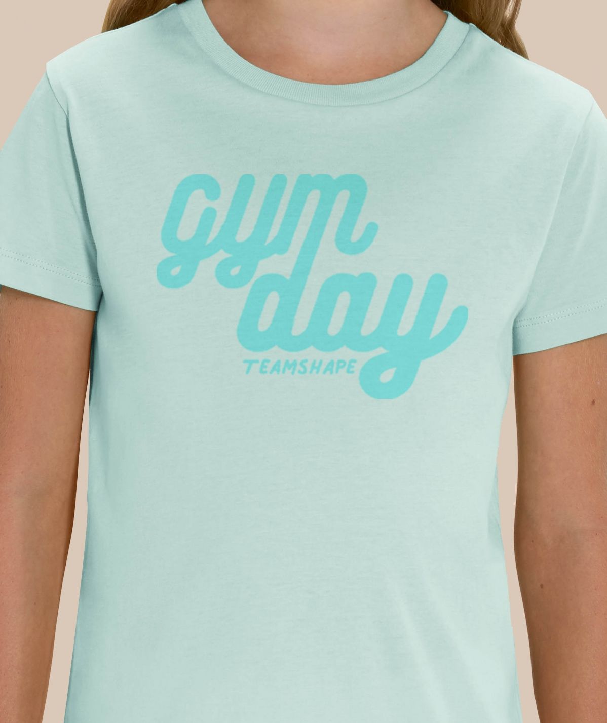 T-shirt Gymday - Bleu Caraïbe Fille