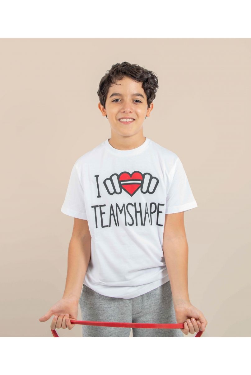 T-Shirt Bio I Love TeamShape Enfant 