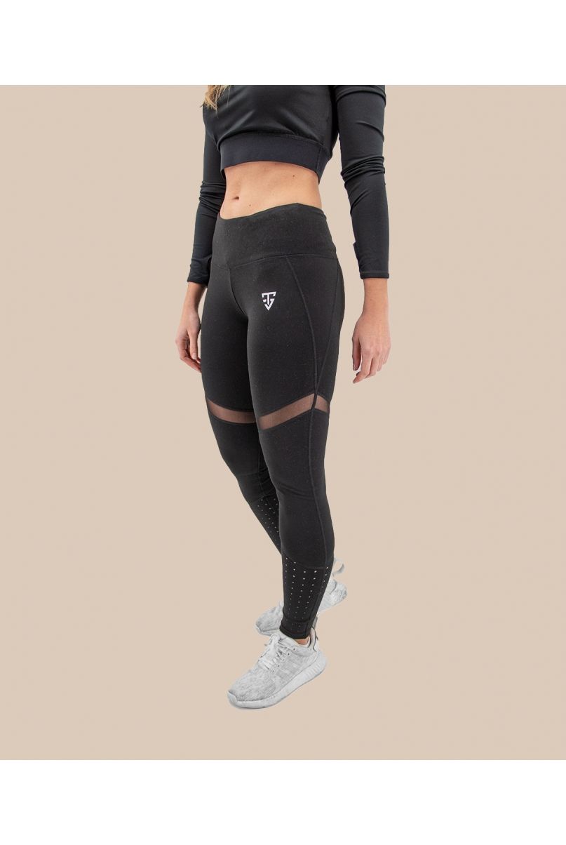 Legging femme noir - Tenue de sport Fitness - Teamshape Vêtement
