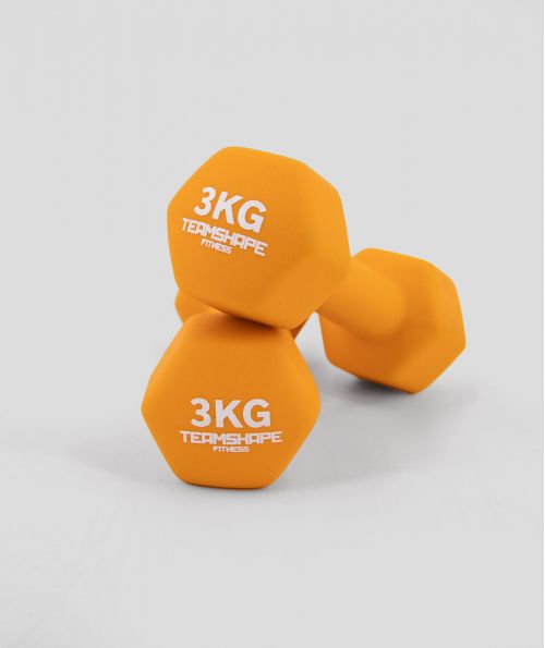 Haltères TeamShape 2*3 KG - Orange