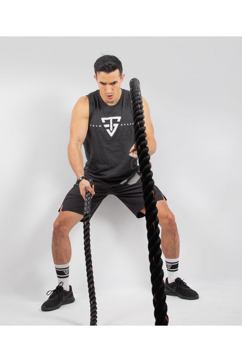 Corde ondulatoire Battle Rope. Cross Training Fitness - TeamShape