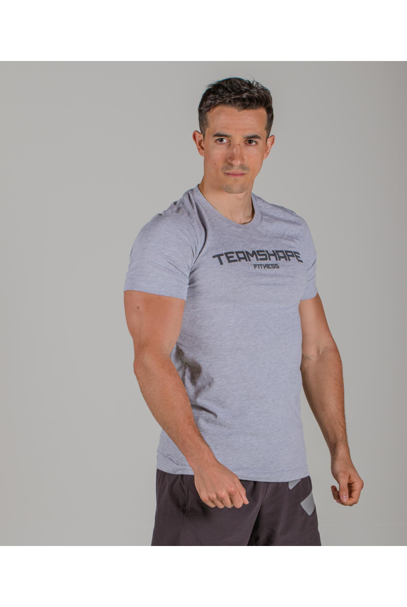 T-Shirt Homme Gris Fitness