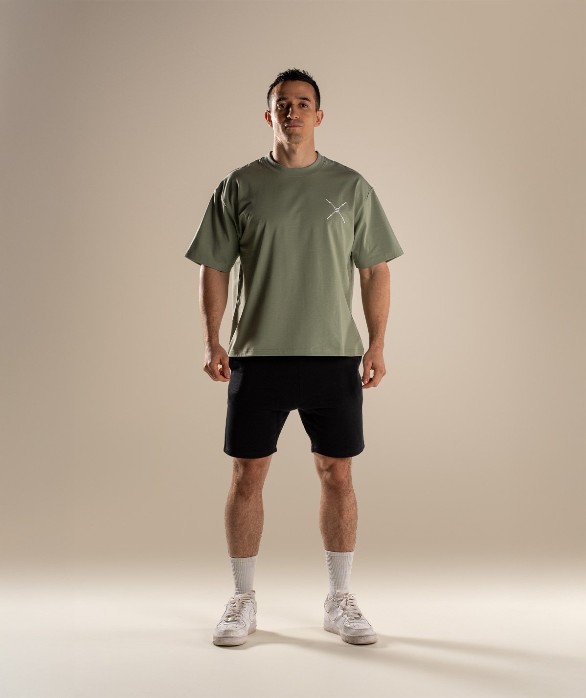 T-Shirt Oversize Kaki - INSHAPE Old School