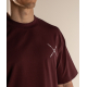 T-Shirt Oversize Bordeaux - INSHAPE Old School