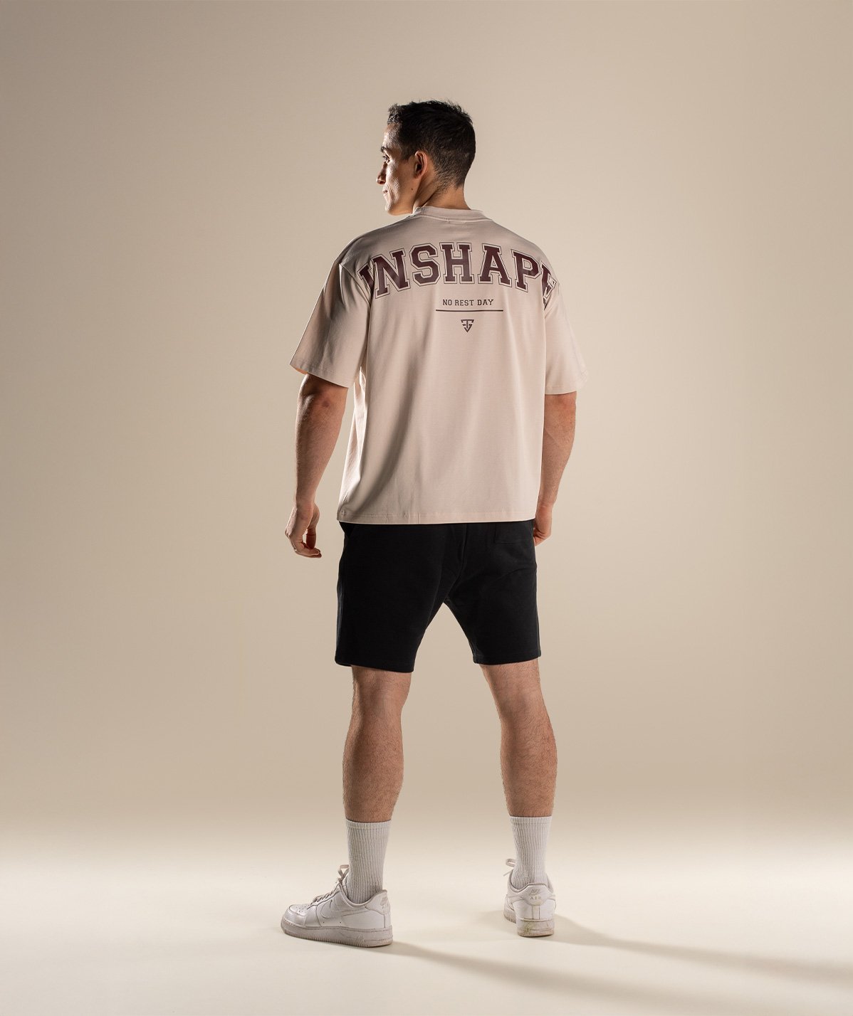 T-Shirt Oversize Beige - INSHAPE Old School