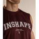 Débardeur Oversize Bordeaux - INSHAPE Old School