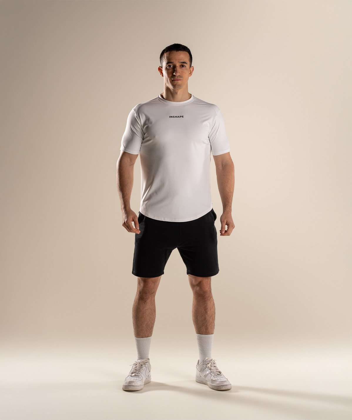 T-Shirt Compression Blanc - INSHAPE