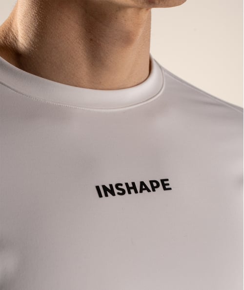 T-SHIRT COMPRESSION INSHAPE - BLANC