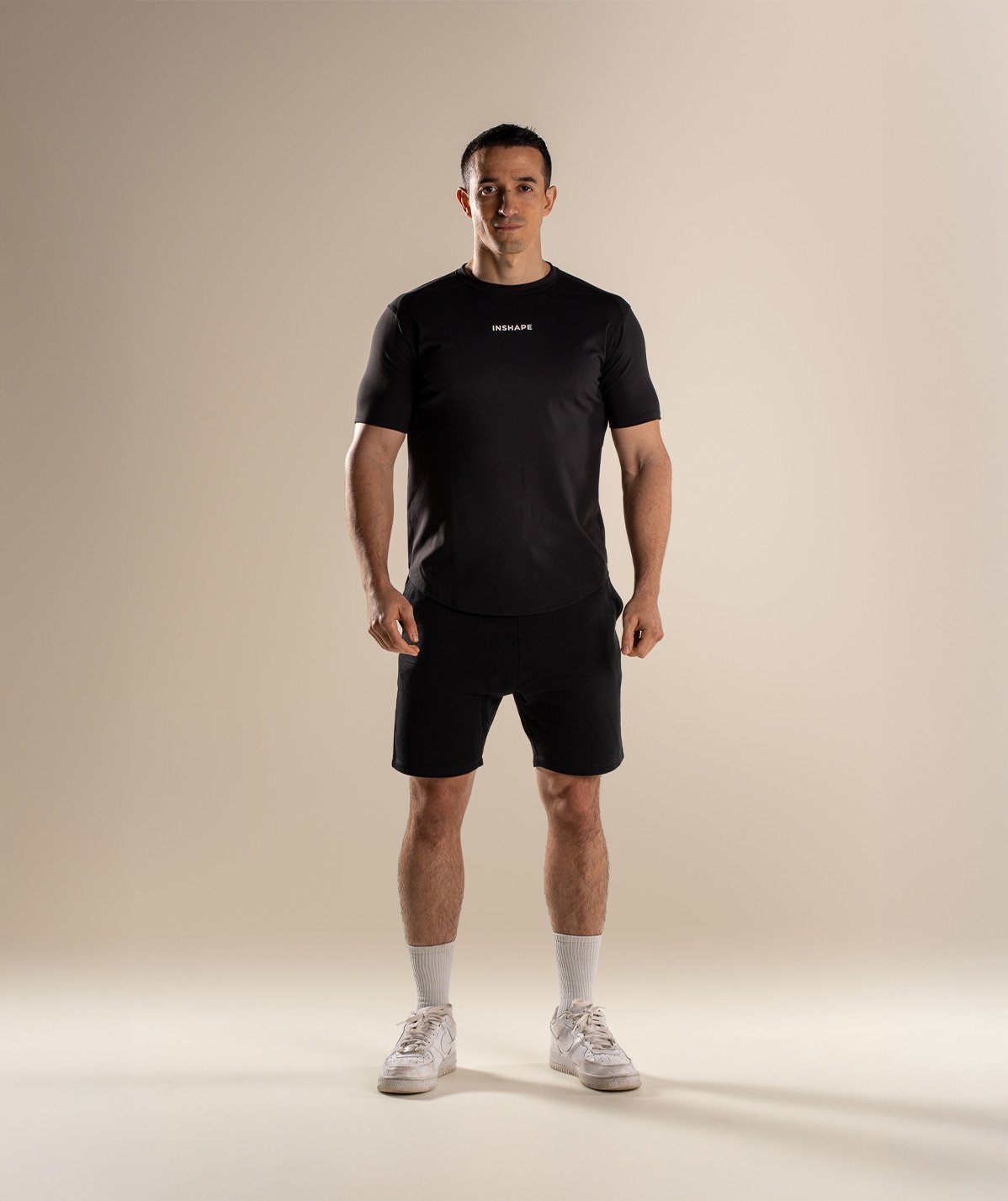 T-Shirt Compression Noir - INSHAPE