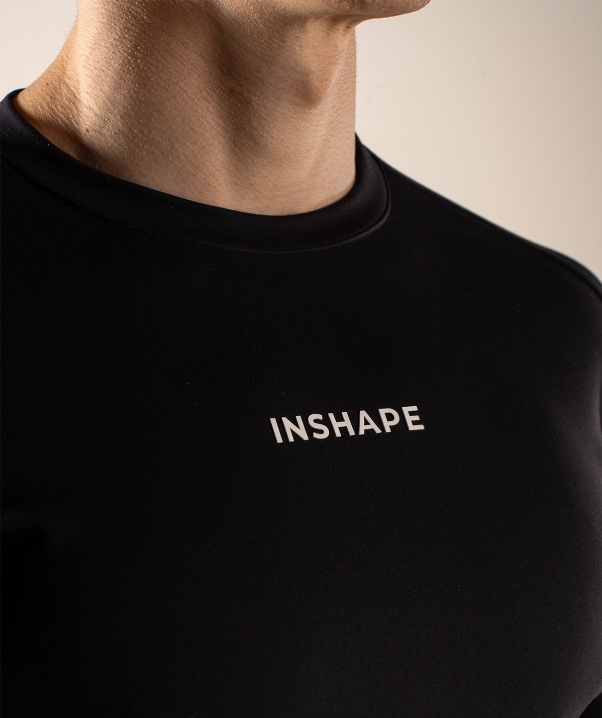 T-Shirt Compression Noir - INSHAPE